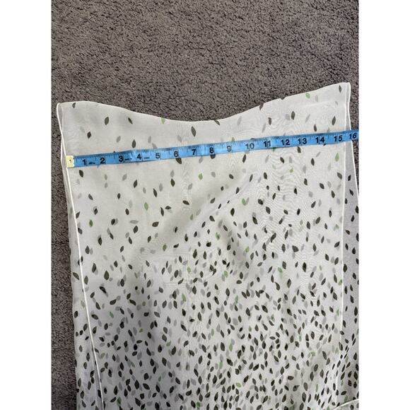 Liz Claiborne Vintage Silk Scarf Green - Picture 6 of 7